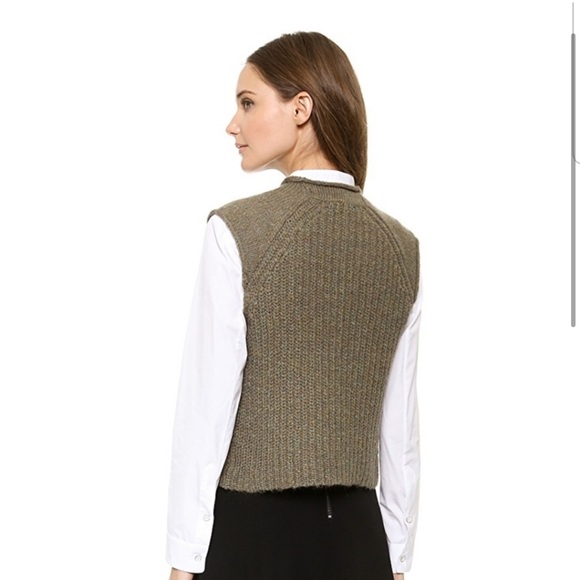 RAG & BONE Ivana Vest chunky knit crop mohair wool blend sweater vest Gr… - Picture 3 of 11